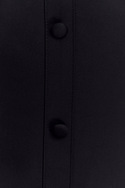Simona Halter Neck Midi Dress Black