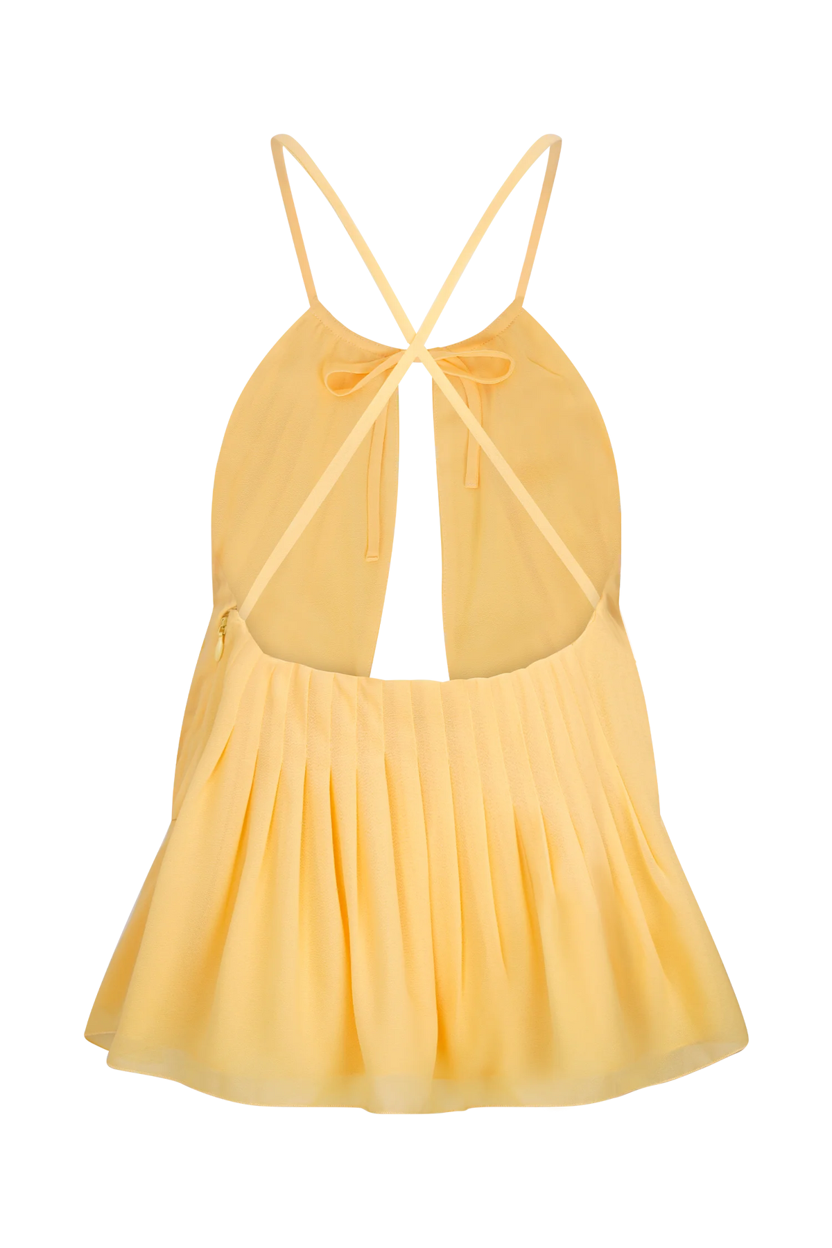 Korra Chiffon Halter Top Butterscotch