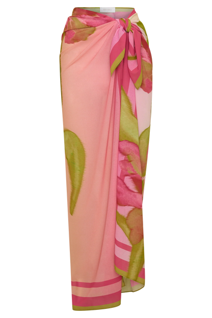 Nena Printed Sarong Camillea Flower Print