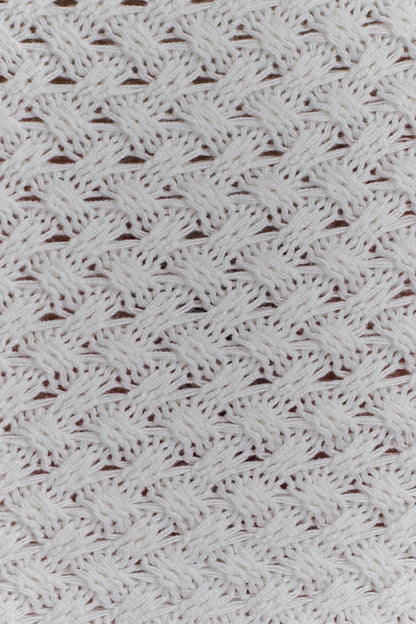 Terrymae Crochet Mini Skirt White