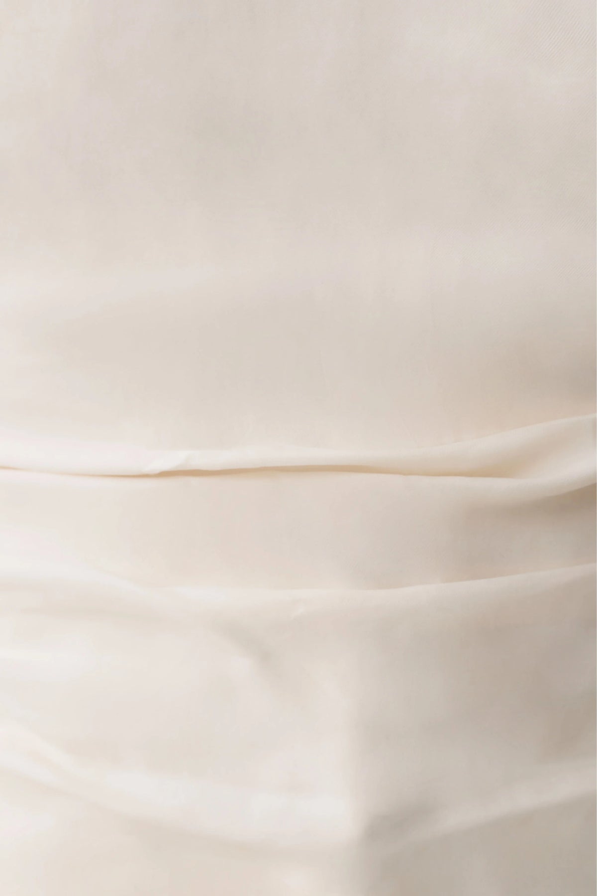 Daniela Ruched Halter Top Ivory