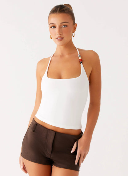 Palm Beach Top Ivory