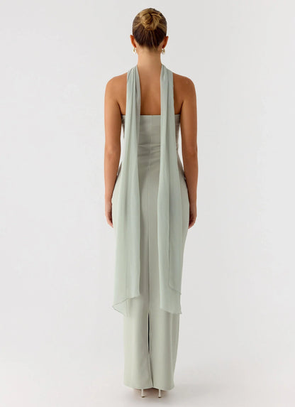 Libra Maxi Dress Pastel Sage