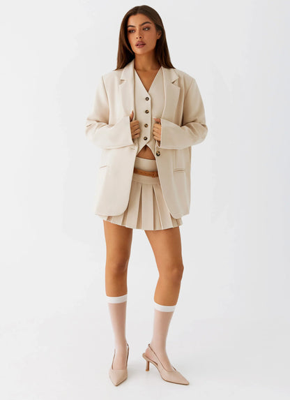 Stealth Mode Blazer Beige