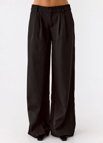 Samuel Low Rise Suiting Pants Black