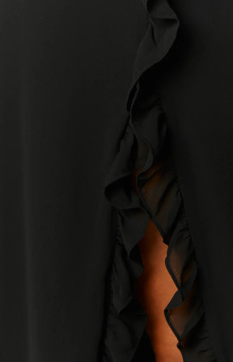 Dream On Black Maxi Dress