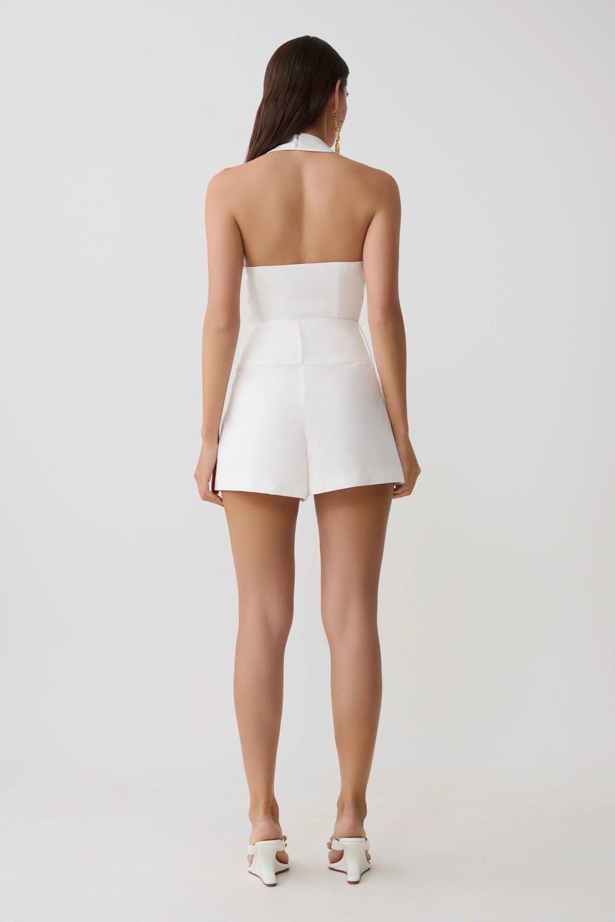 Emery Multi Wear Cotton Midi Dress White