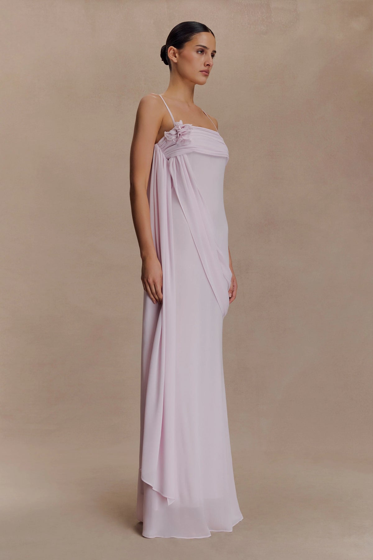 Leena Chiffon Maxi Dress Light Lilac