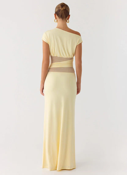 Like Honey Maxi Dress Butter Yellow