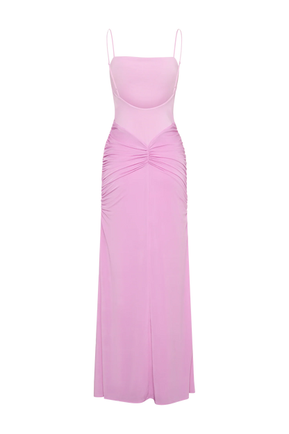 Roisin Slinky Maxi Dress Powder Pink
