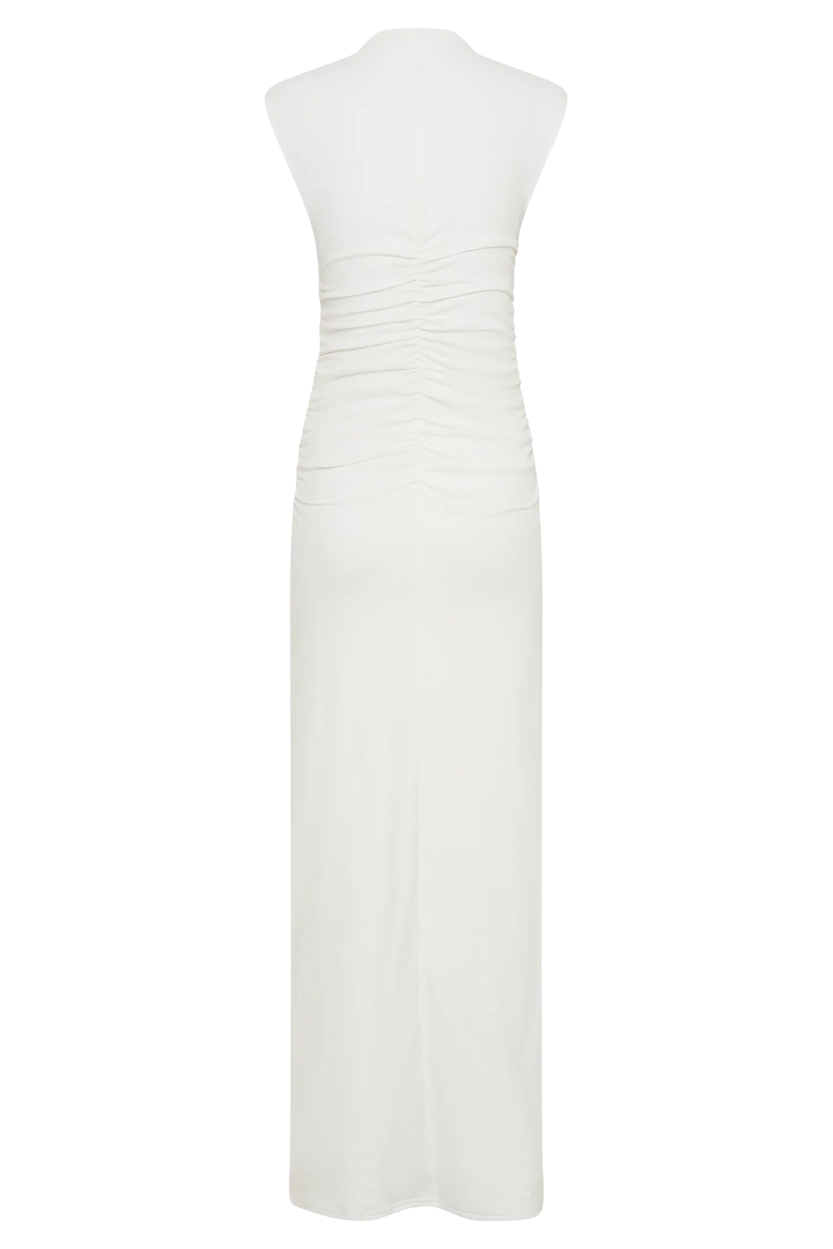 Elliot High Neck Sleeveless Maxi Dress White