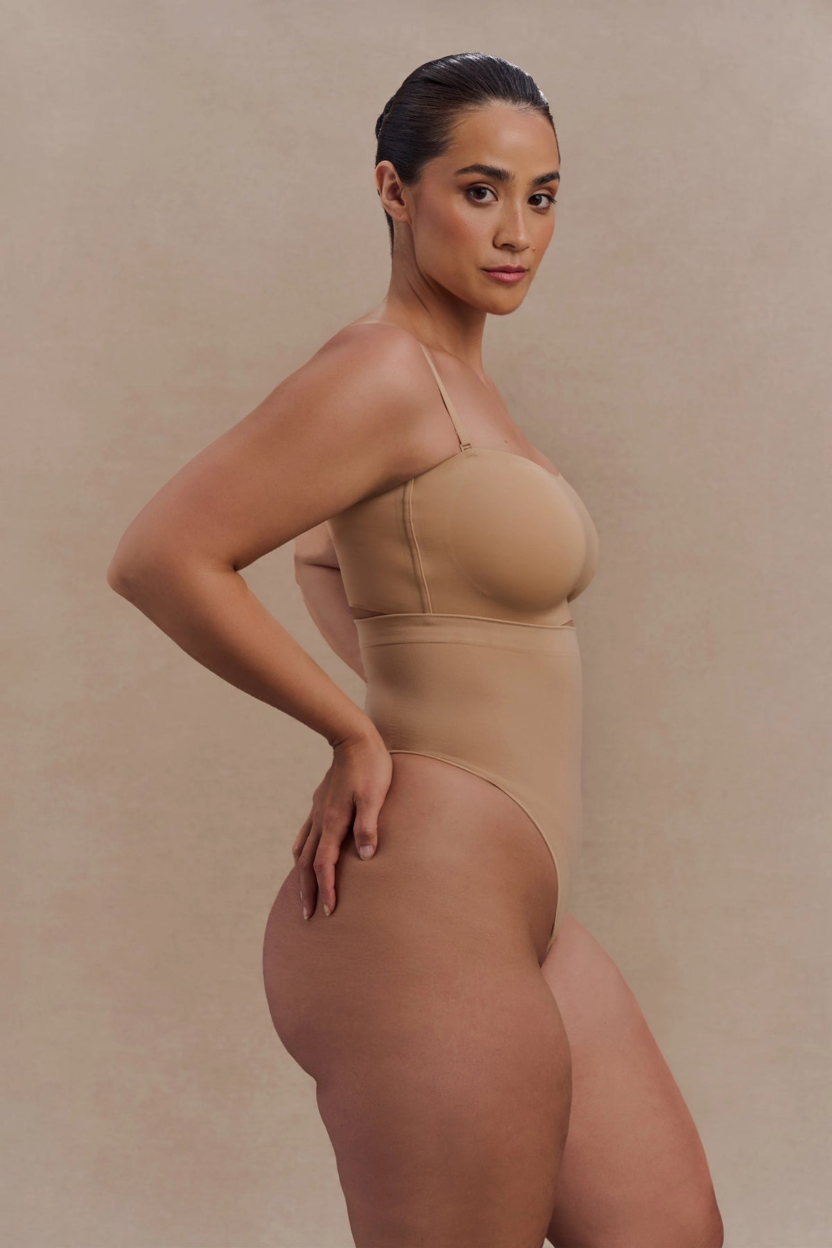 Joanna Strapless Shapewear Bra Beige