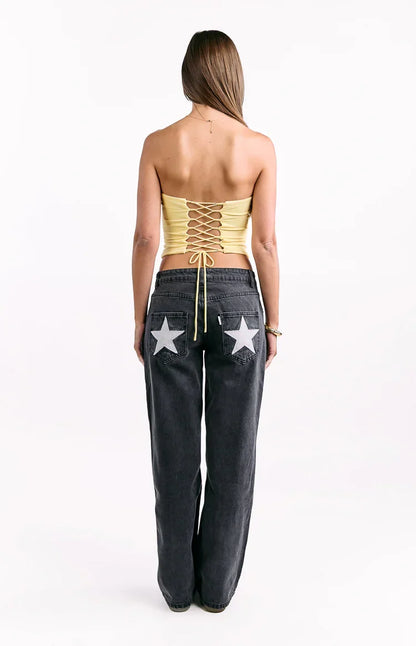 Romeo Yellow Corset Top