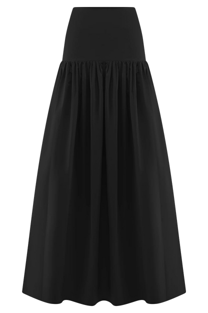 Autumn Maxi Skirt Black