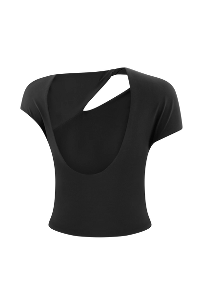 Haven Slinky Twist Top Black