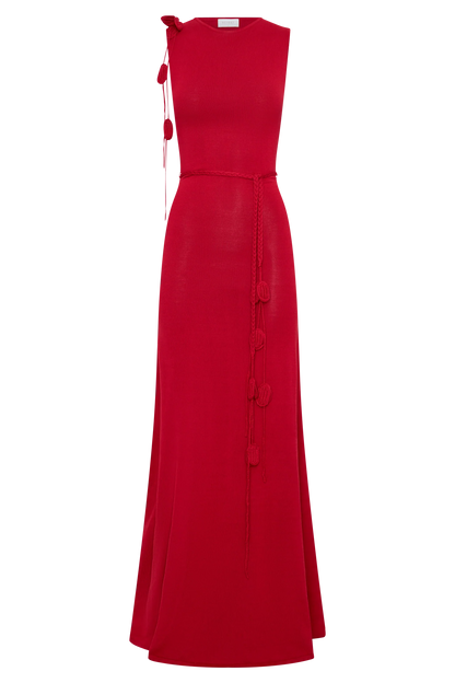Monay Tulip Maxi Dress Raspberry