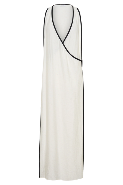 Arcadia Crossover Coverup Maxi Dress White
