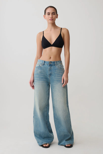 Kels Micro Triangle Bralette Black