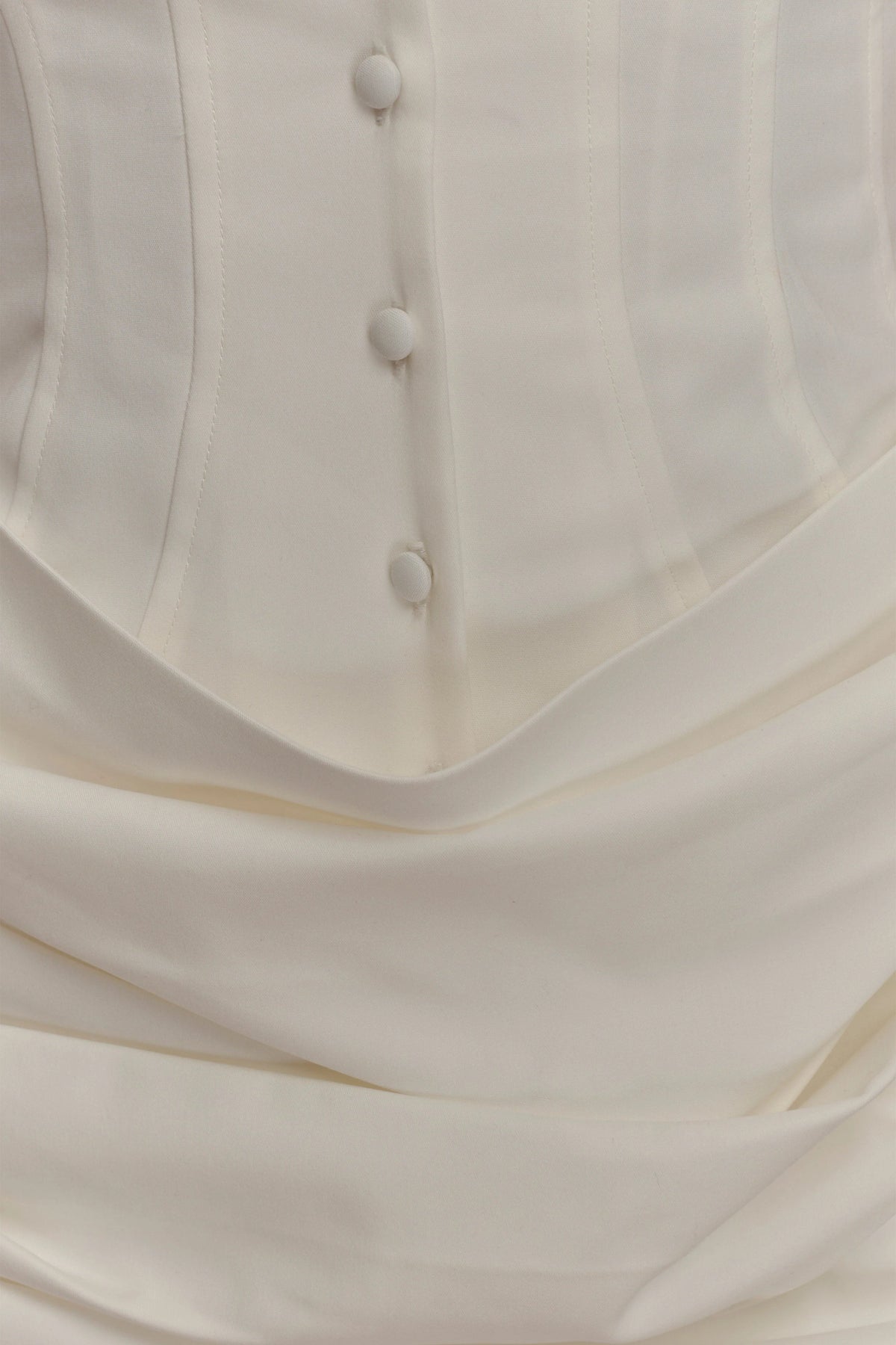Tarryn Collared Cotton Mini Dress White