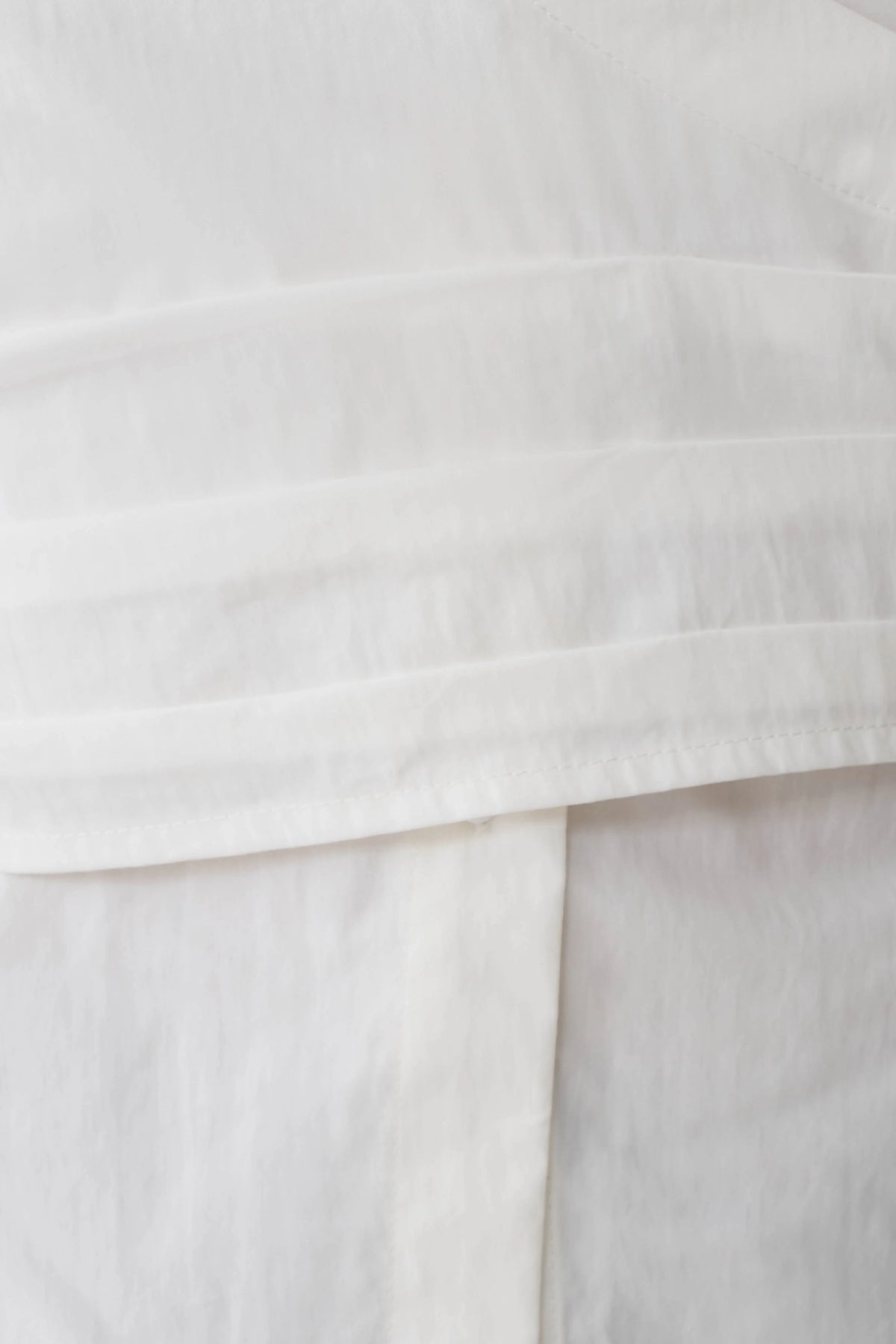 Eugenia Wrap Cotton Shirt White