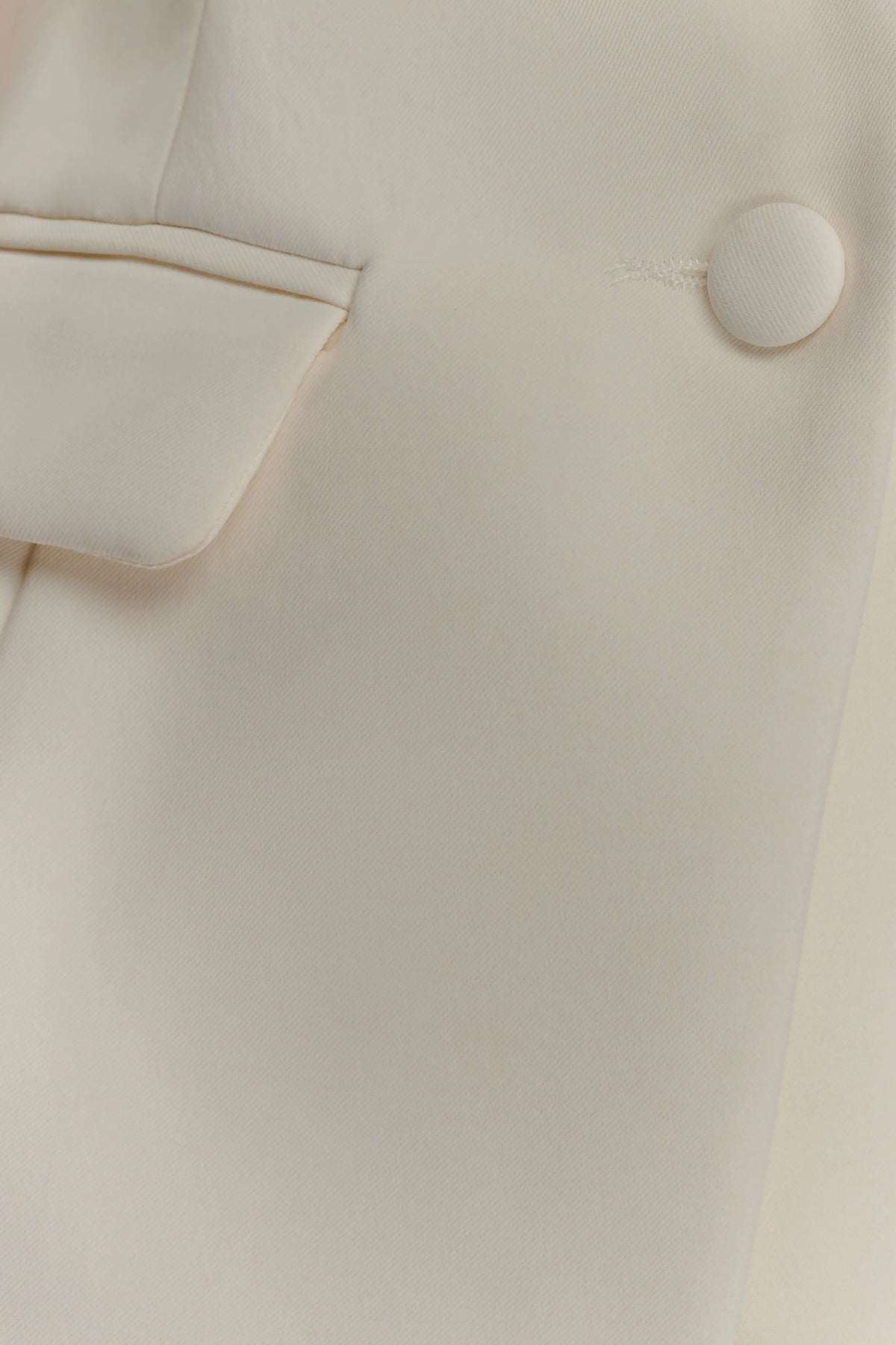 Opal Puff Sleeve Suiting Top Ivory