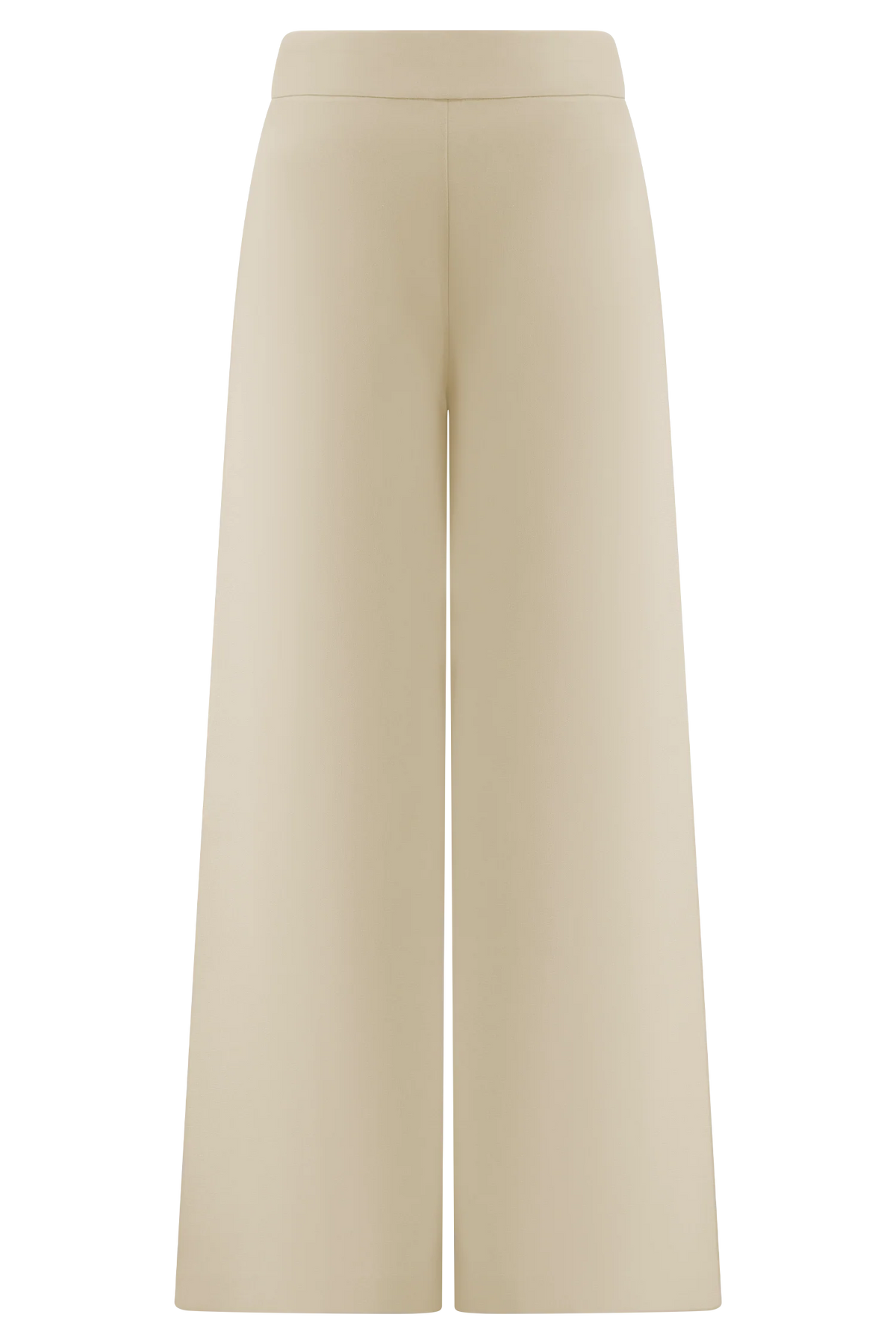 Raya Mid Rise Wide Leg Linen Pant Natural Beige