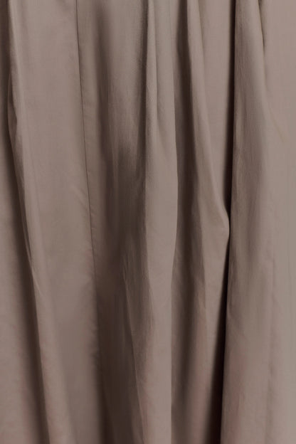 Mae A Line Midi Skirt Pebble Brown