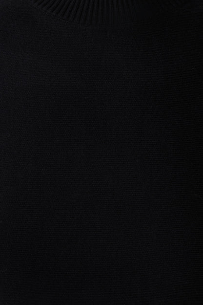 Ciaralee Cinched Waist Jumper Black