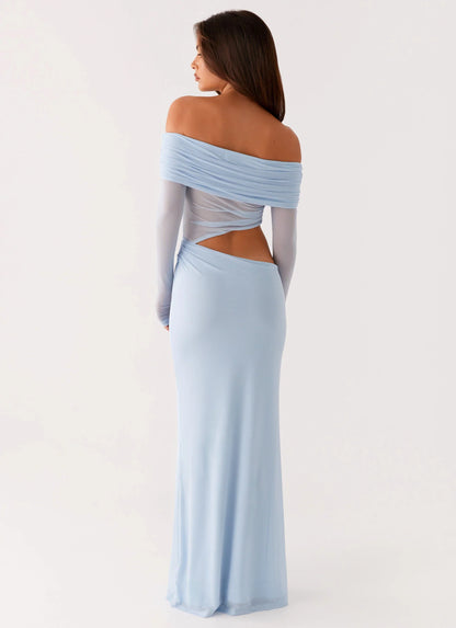 Emery Maxi Dress Blue