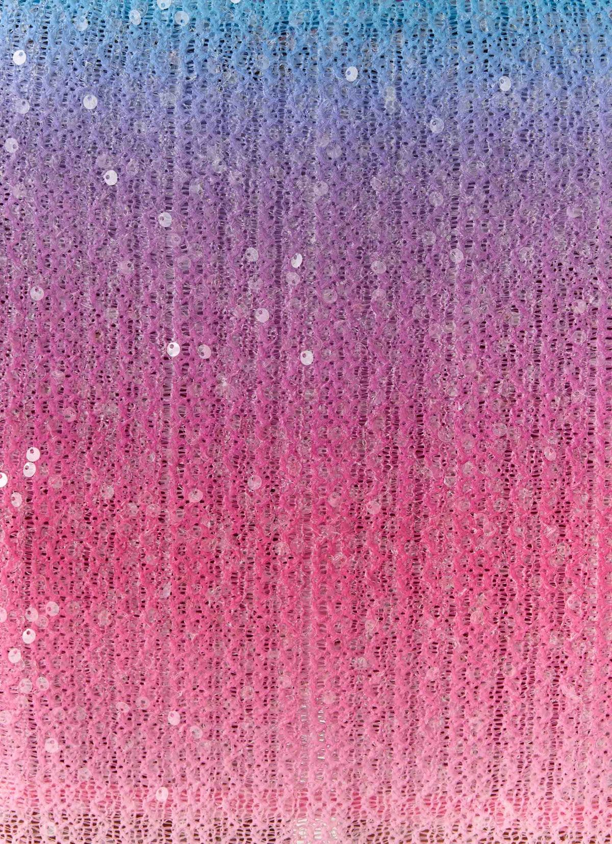 One More Time Sequin Knit Mini Skirt Disco Ombre