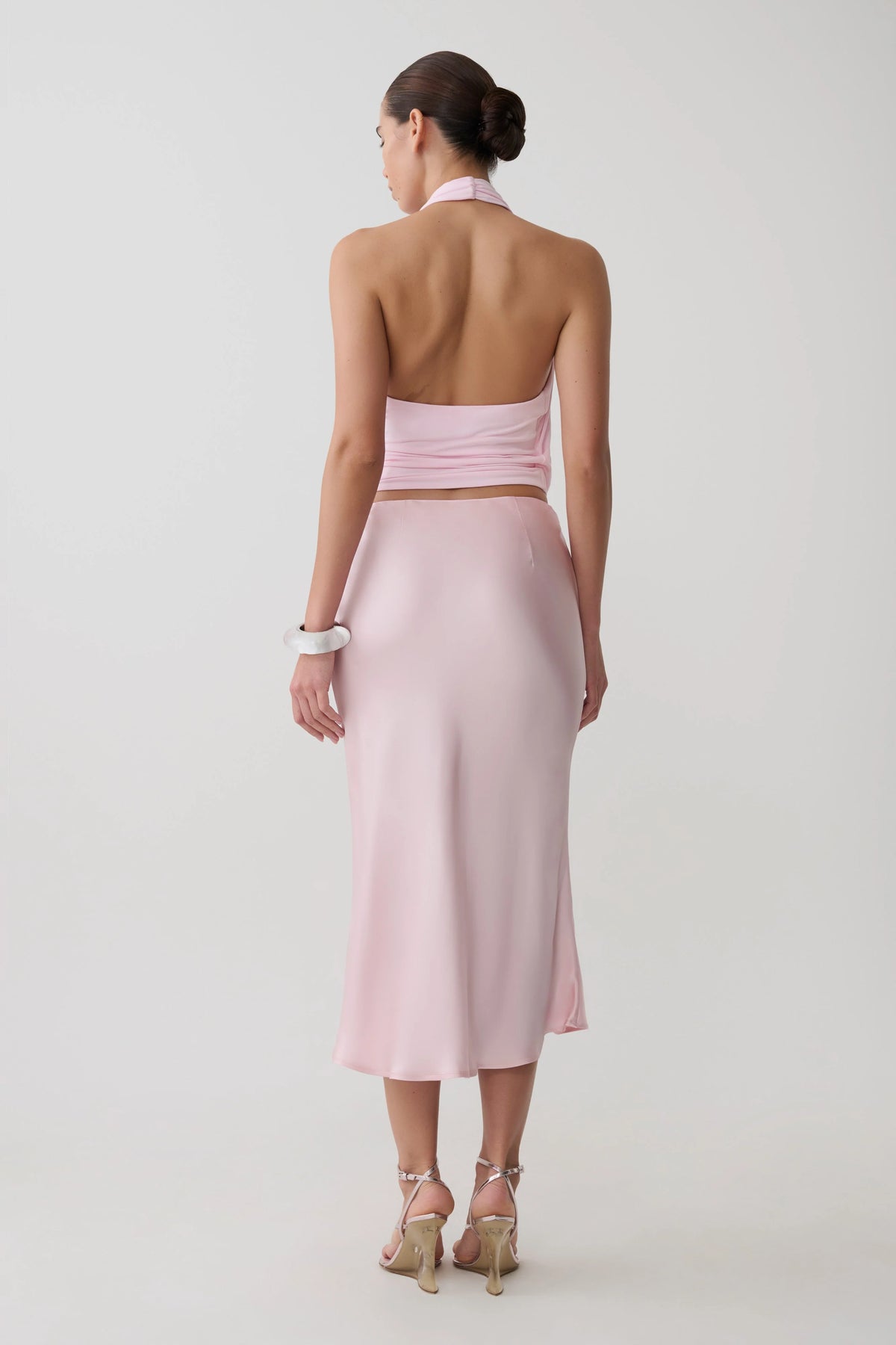 Huyen Cowl Front Modal Top Ballet Pink