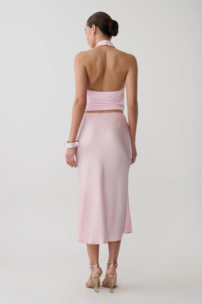 Huyen Cowl Front Modal Top Ballet Pink