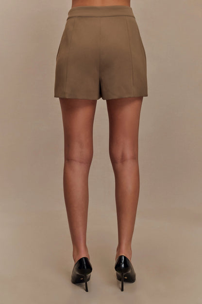 Korrie Suiting Short Cacao Brown