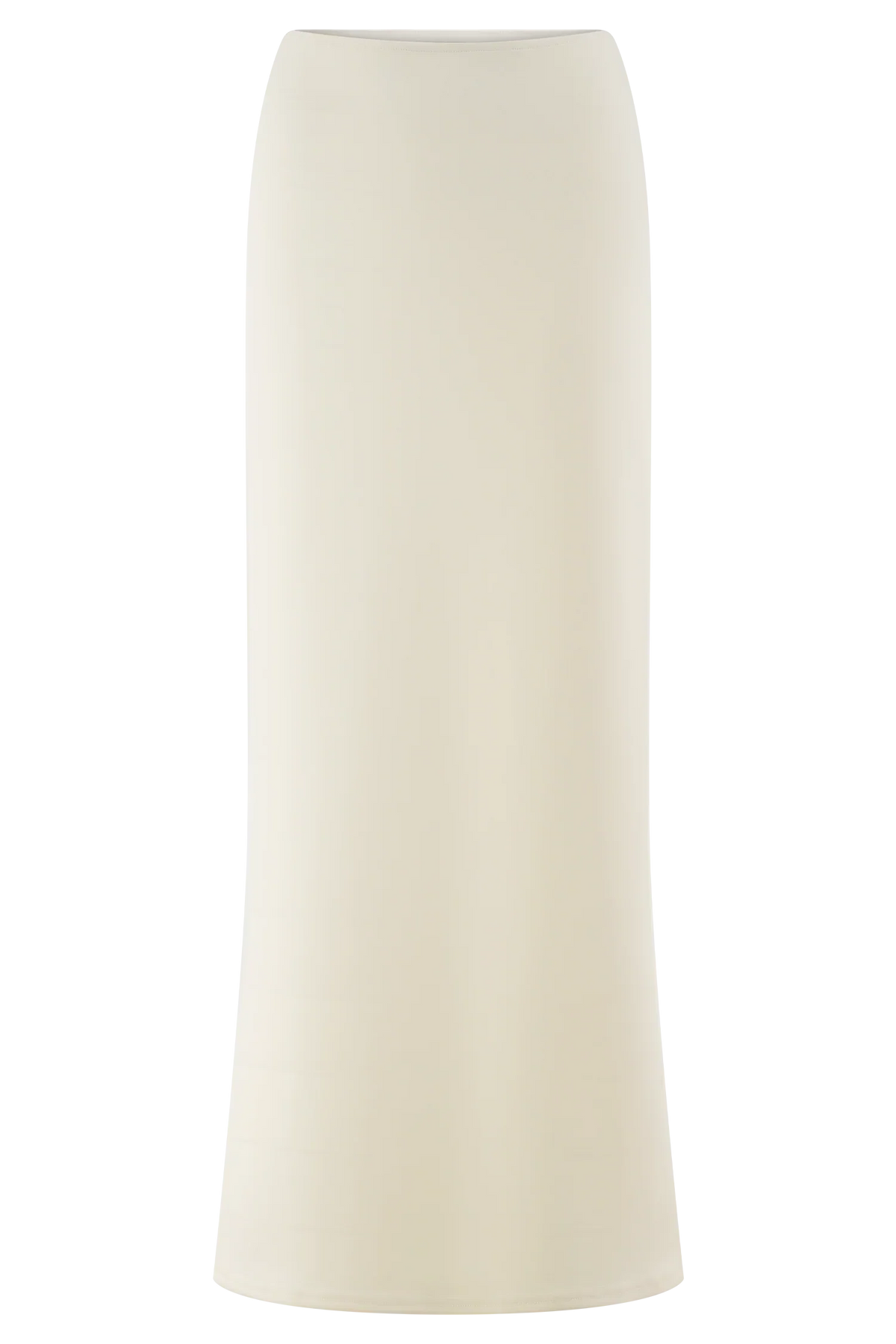 Eris Scuba Jersey Maxi Skirt Ivory