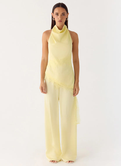 Emilee Cowl Top Yellow