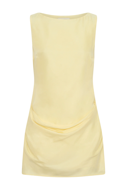 Bexley Draped Mini Dress Butter