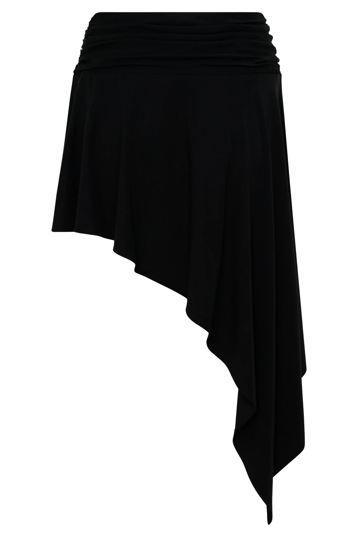 Talise Modal Hankie Midi Skirt Black