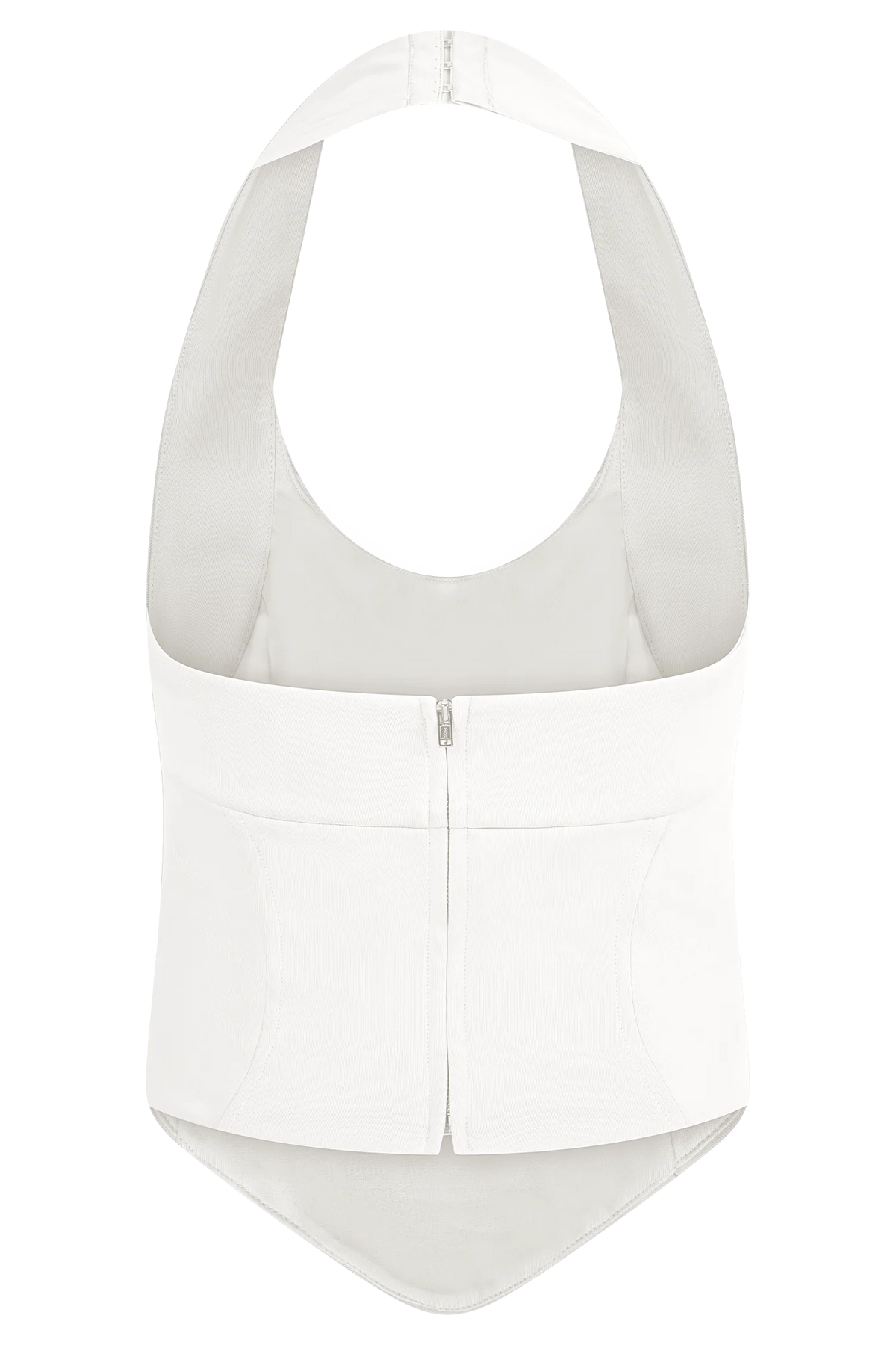 Meadow Corset Halter Top White