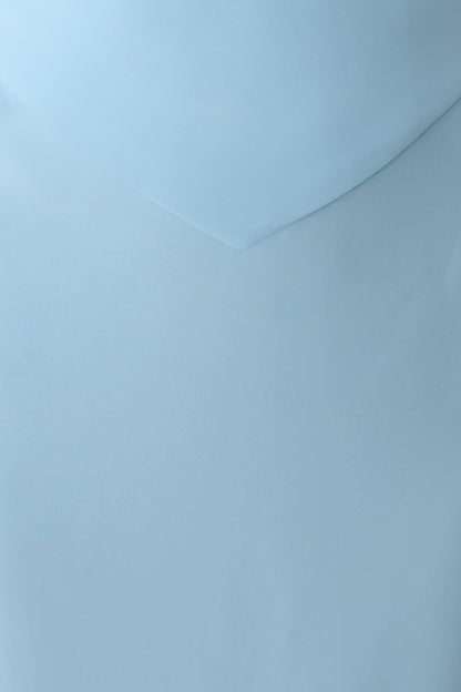 Valentina Chiffon Halter Maxi Dress Pale Blue