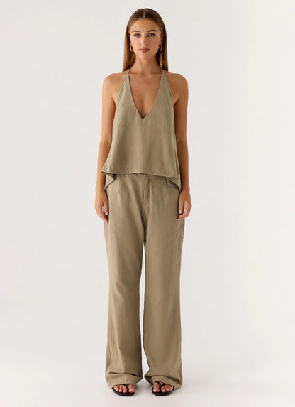 Ingrid Top Sand Brown