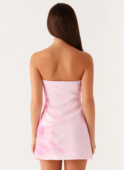 Sugar Rush Strapless Mini Dress Pink