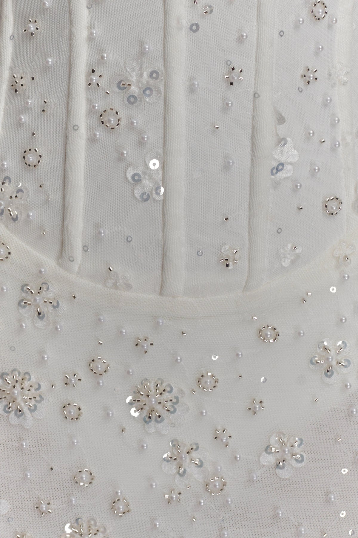 Gemma Strapless Embellished Maxi Dress Ivory