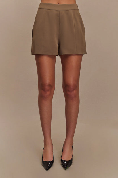 Korrie Suiting Short Cacao Brown