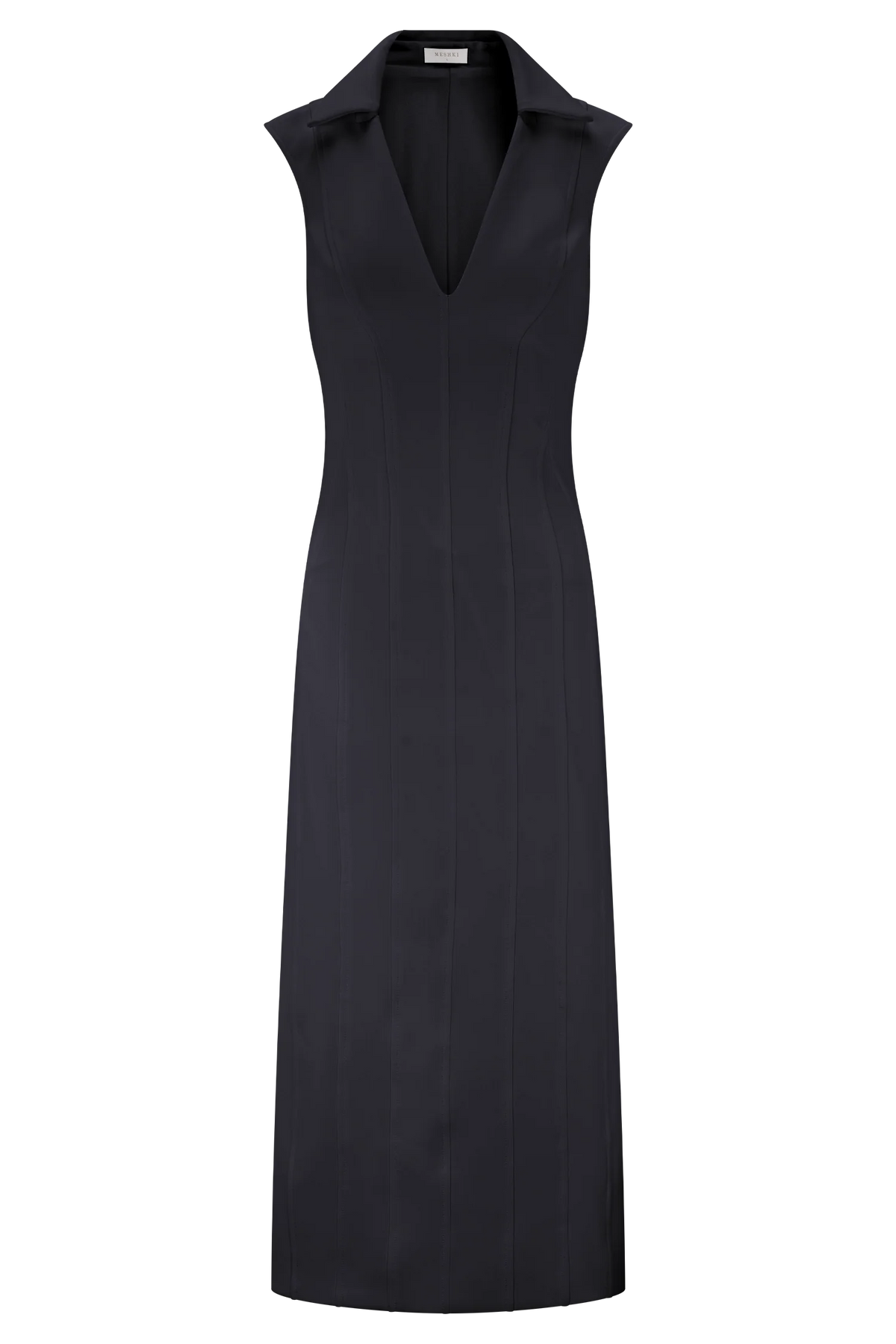 Keagan Sleeveless Midi Dress Black