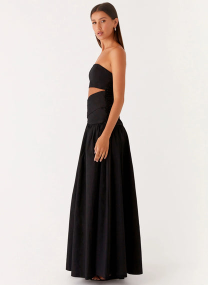 Lumen Maxi Dress Black