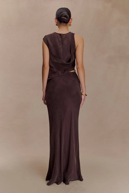 Violeta Asymmetric Top Dark Chocolate