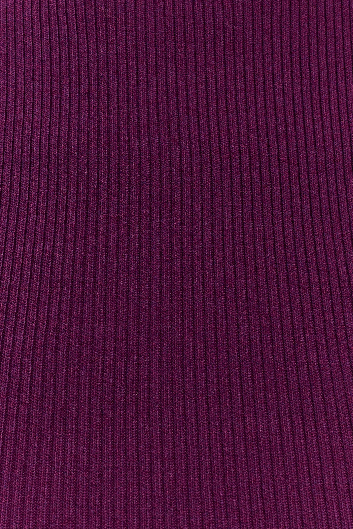 Diya Ribbed High Waisted Pants With Wire Hem Plum