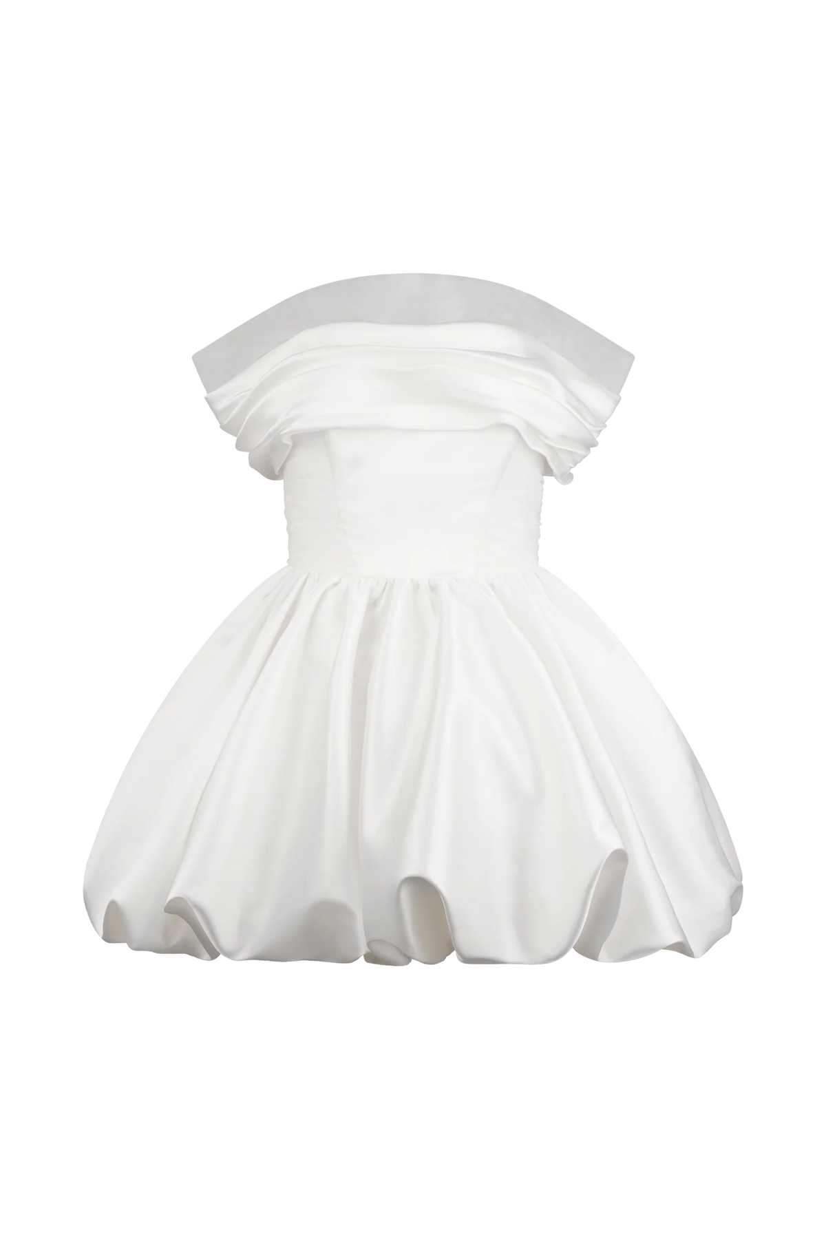 Lauretta Off Shoulder Mini Dress White