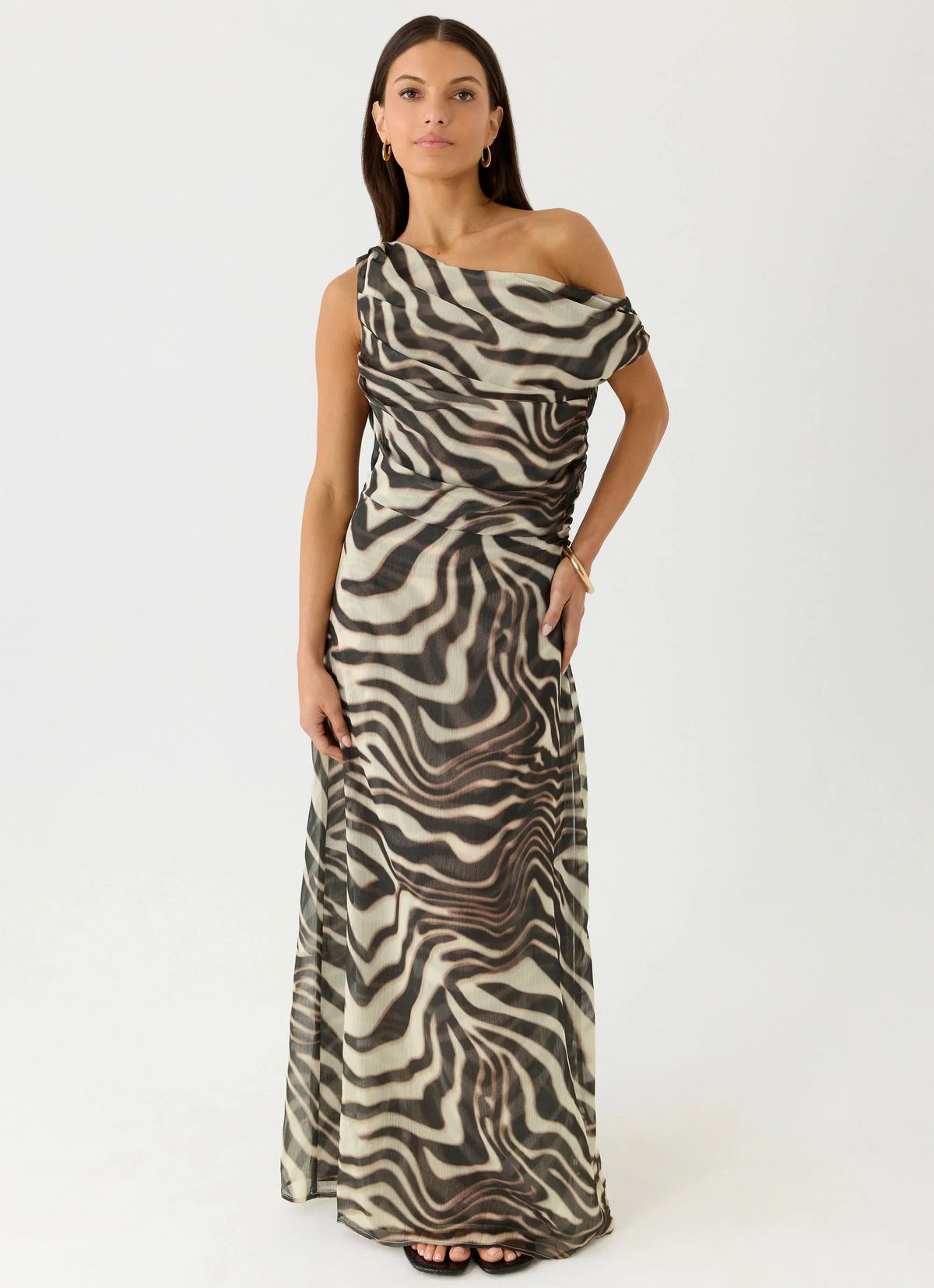 Mernas Maxi Dress Zebra