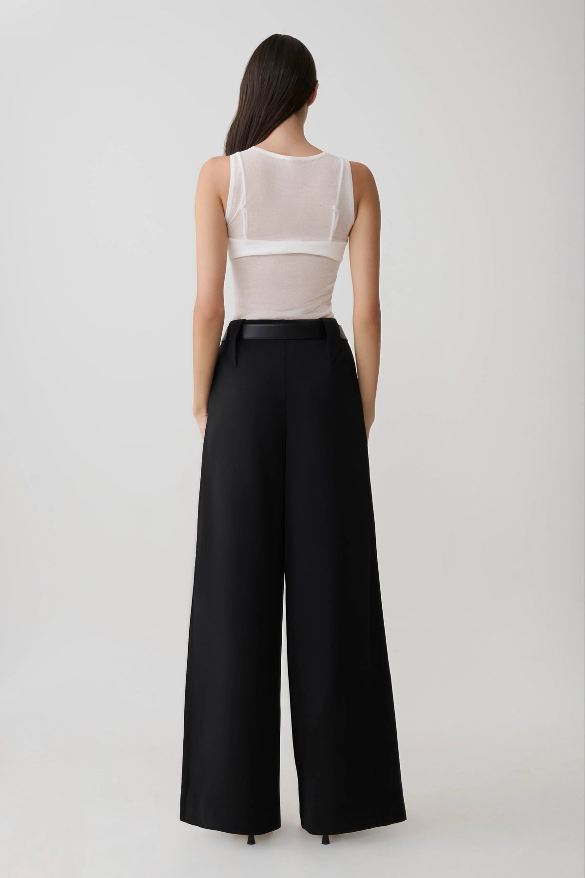 Arlo Wide Leg Suiting Trouser Black
